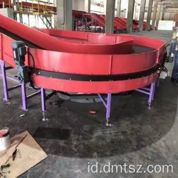 Draw-out Belt Conveyor Memuat Bongkar Truk dan Wadah